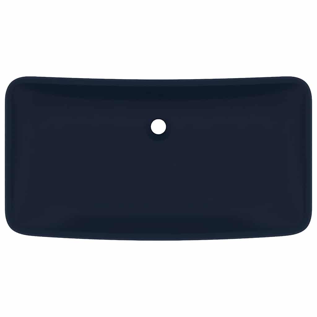Ylellinen Pesuallas Suorakaide Matta Tummansininen 71X38 Cm