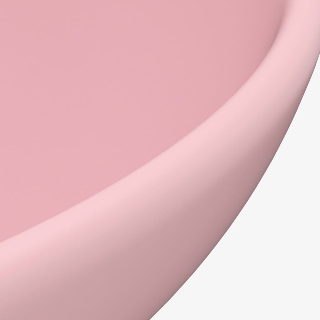 Ylellinen Pesuallas Pyöreä Matta Pinkki 32,5X14 Cm Keraami