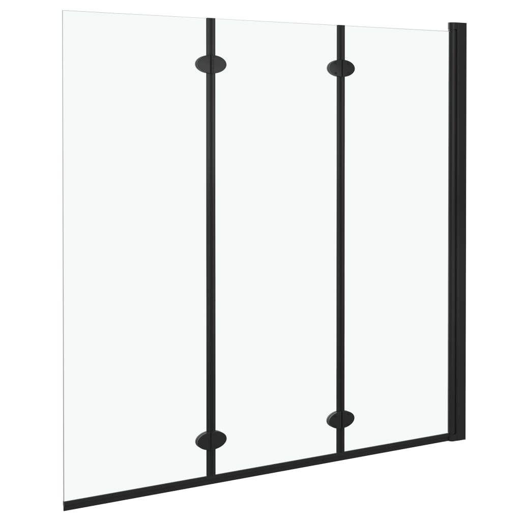 Taittuva Suihkukaappi 3 Paneelia Esg 130X138 Cm Musta