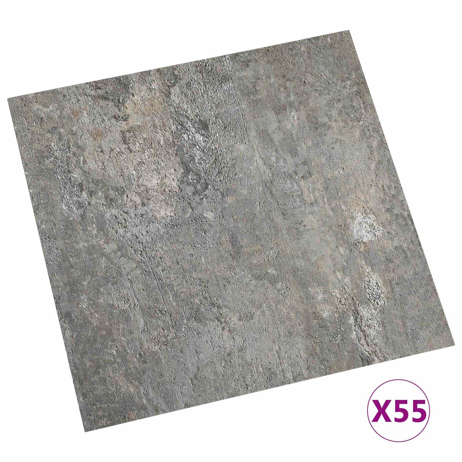 Lattialankut 5,11 M² 55 Pcs Polyvinyylikloridi Kiviseinä