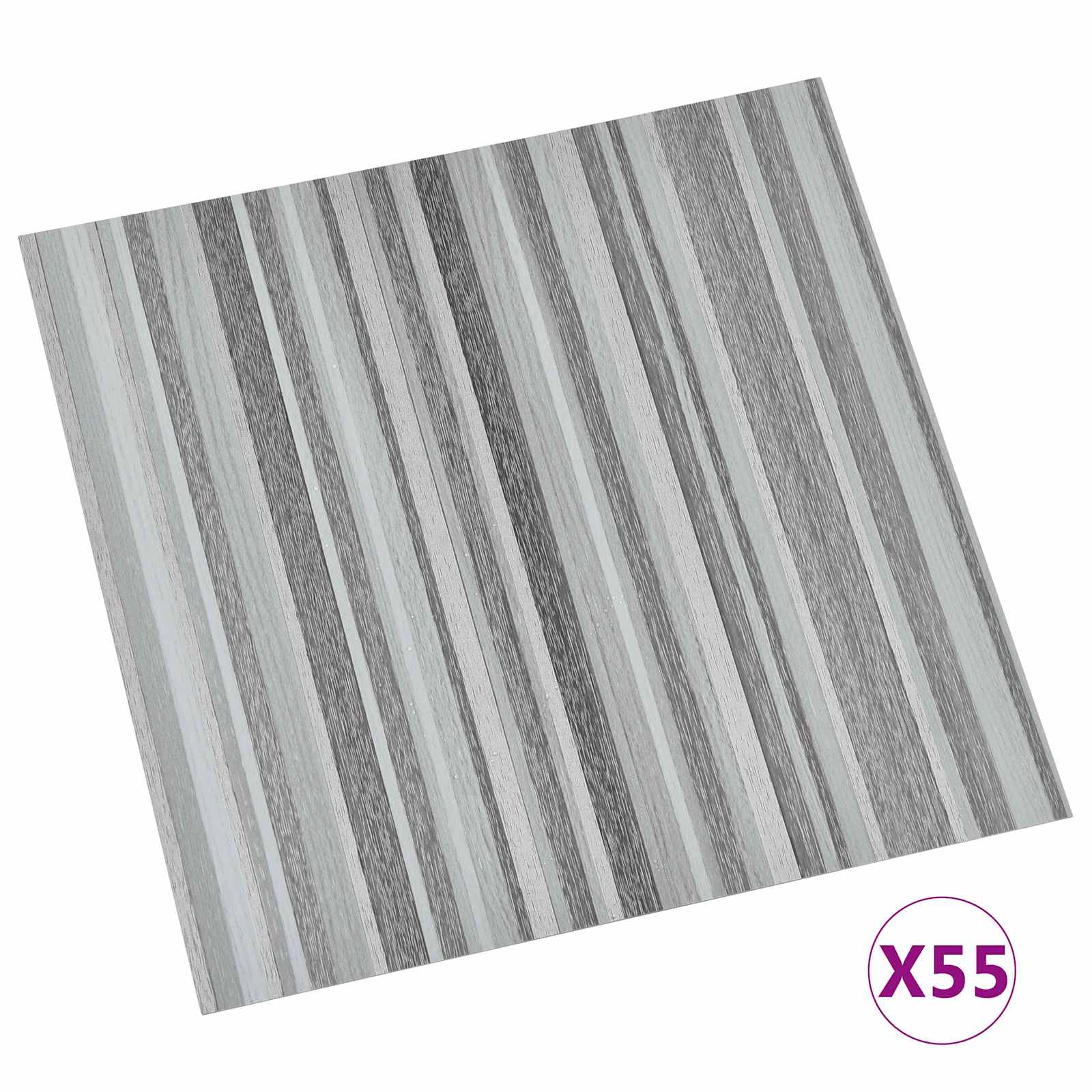 Lattialankut 5,11 M² 55 Pcs Polyvinyylikloridi Raidat