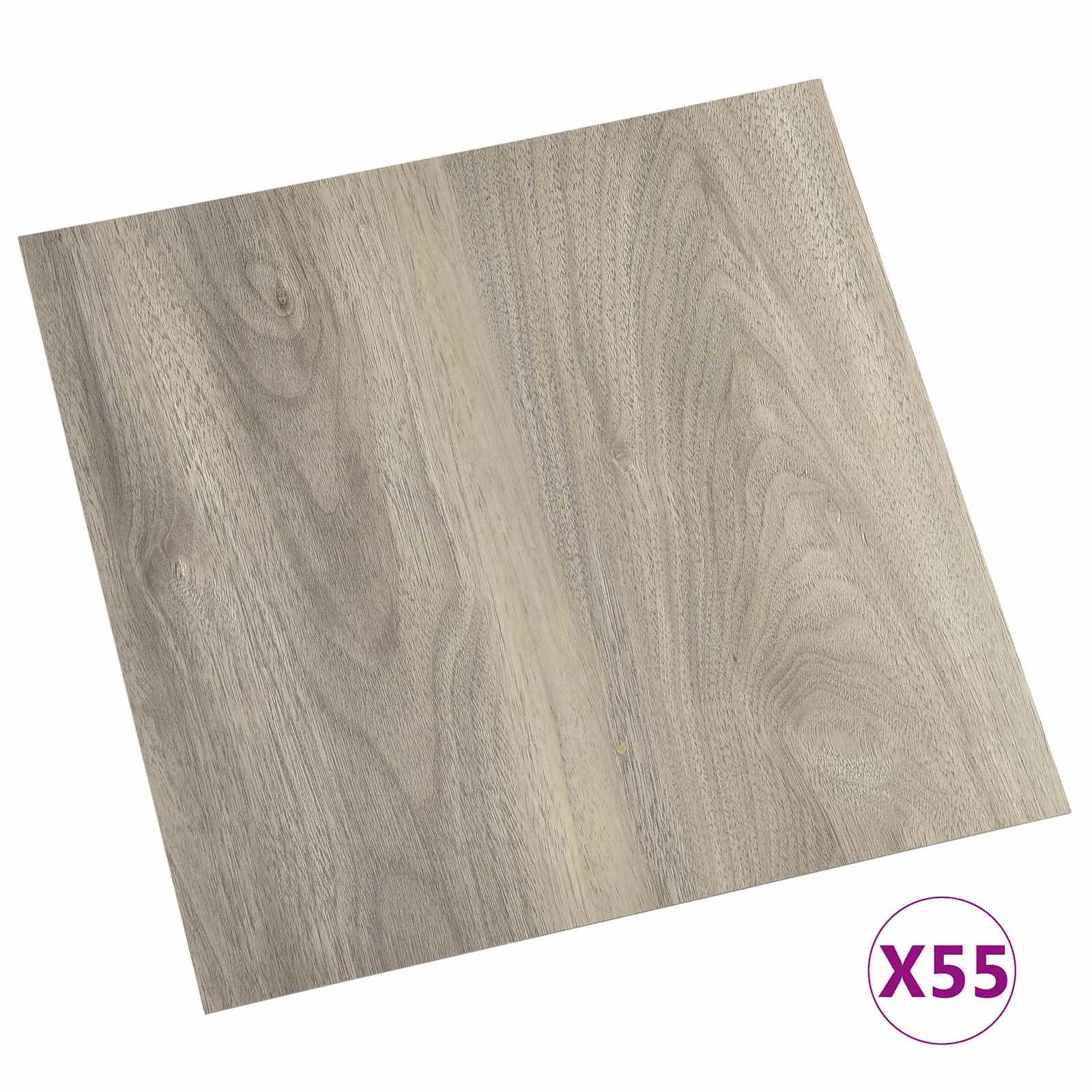 Lattialankut 5,11 M² 55 Pcs Polyvinyylikloridi Puunsävy