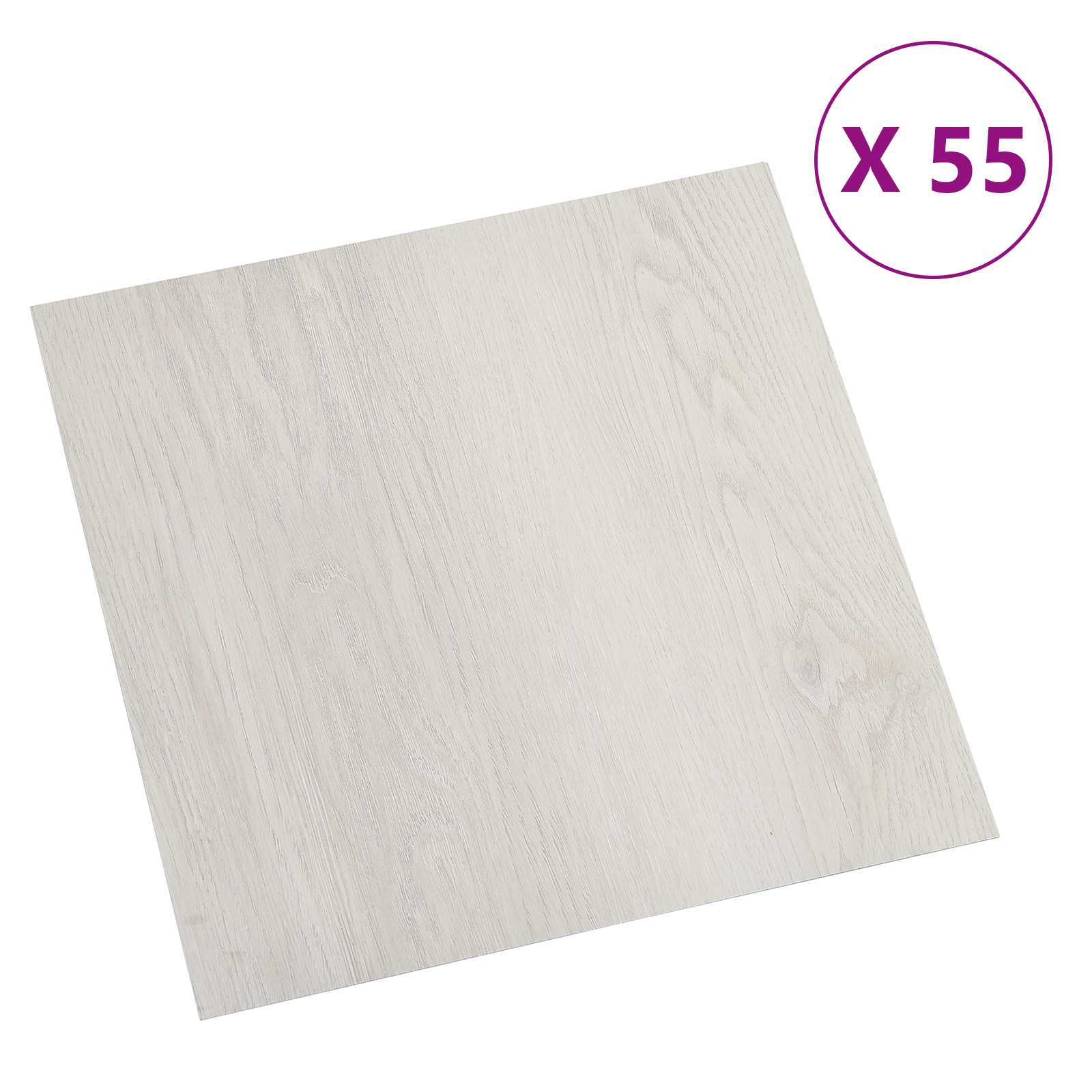 Lattialankut 5,11 M² 55 Pcs Polyvinyylikloridi Vaaleanbeige