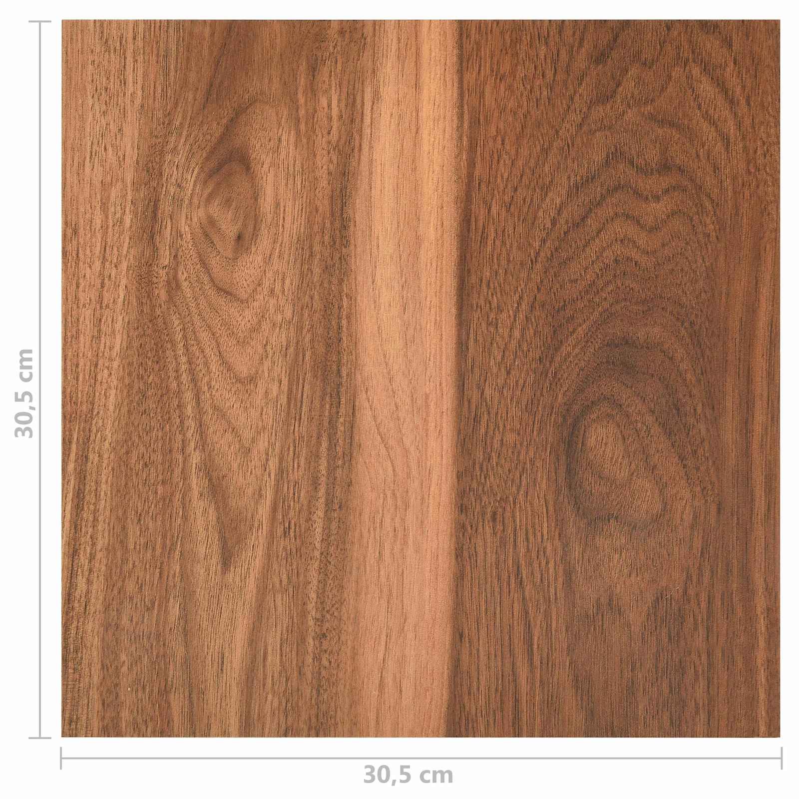Lattialankut 5,11 M² 55 Pcs Polyvinyylikloridi Tumma Puu