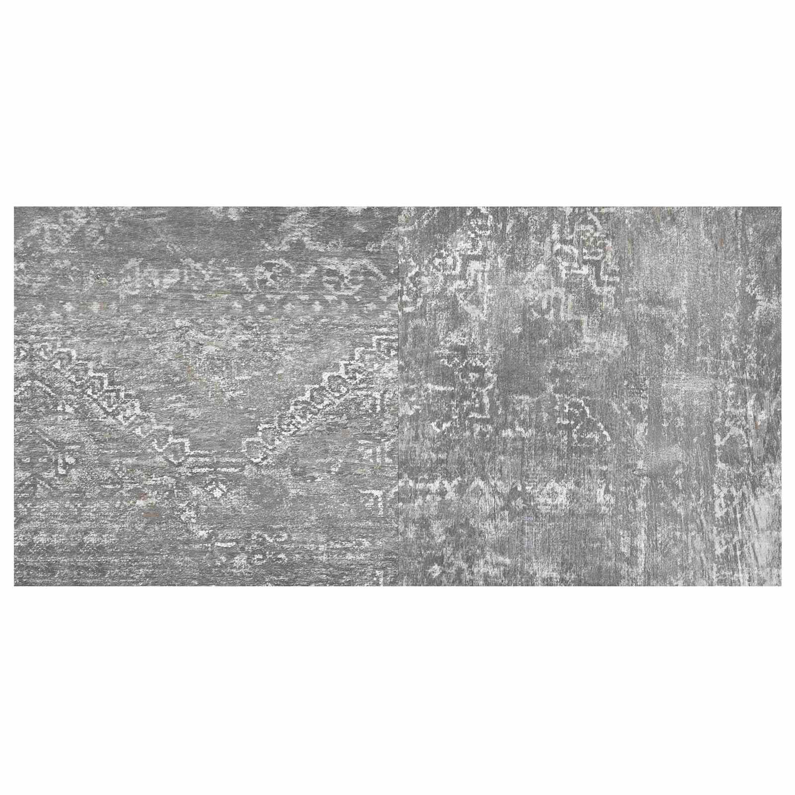 Lattialankut 55 Pcs Betoni Harmaa 5,11 M² Polyvinyylikloridi