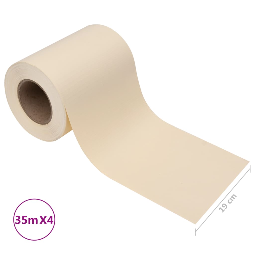 Puutarhan Yksityisyyden Suojat 4 Kpl Pvc 35X0,19 M Kerma