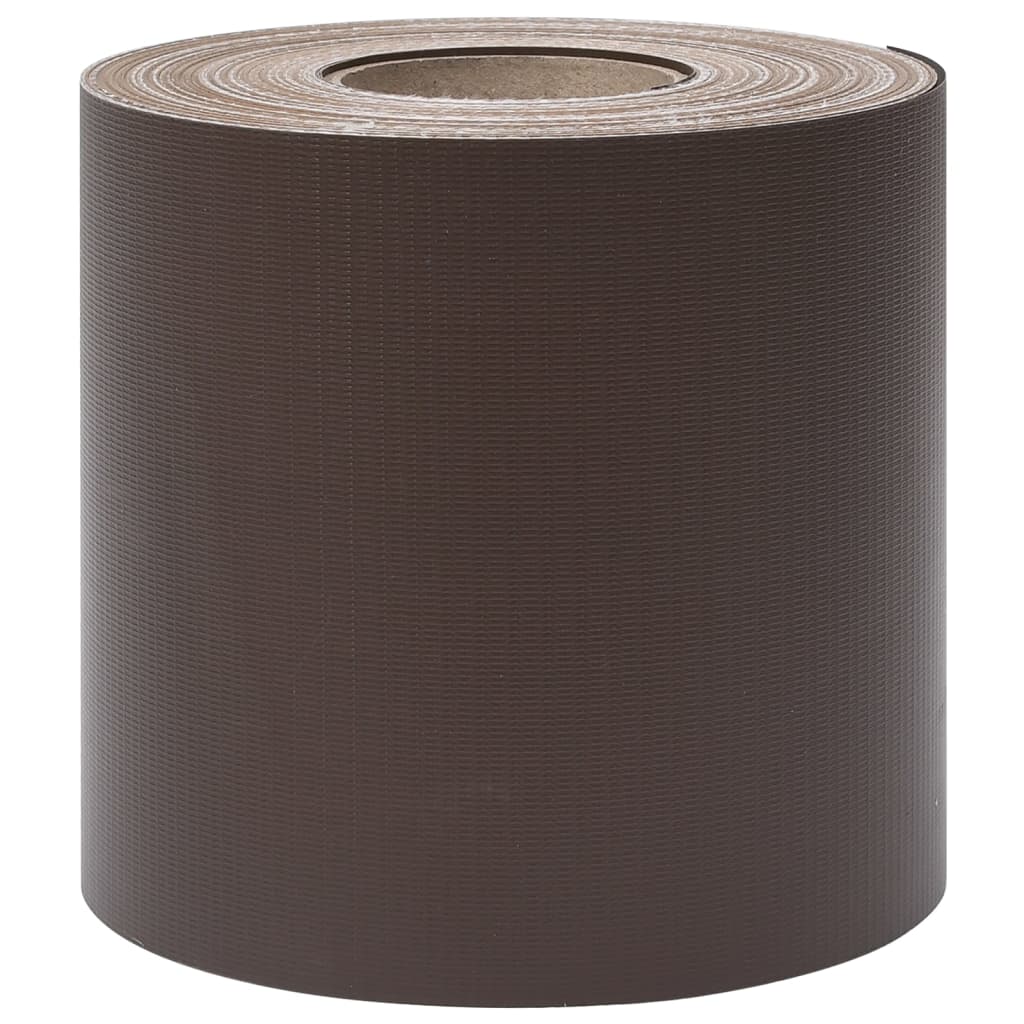 Puutarhan Yksityisyyden Suojat 4 Kpl Pvc 35X0,19 M Ruskea