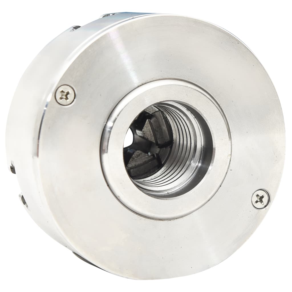 Nelileukainen Puukiila M33-Liitännällä Teräs Hopea 96 Mm