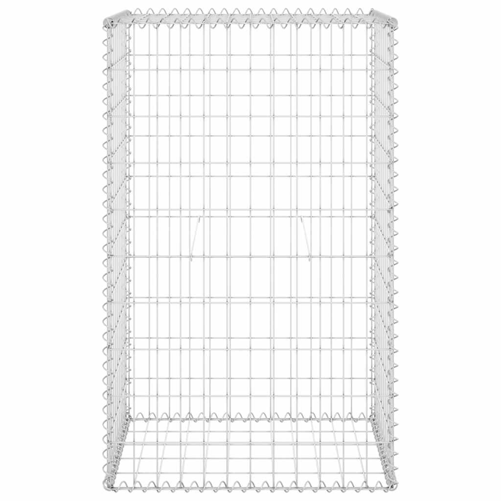Gabion-Kivikori Kansilla Galvanoitu Teräs 60X50X100 Cm