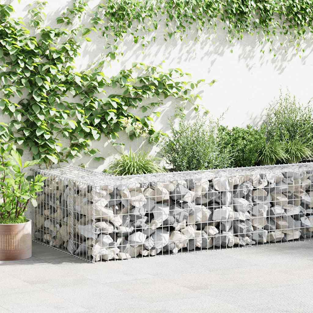 Gabion-Kivikori Kansilla Galvanoitu Teräs 900X30X50 Cm
