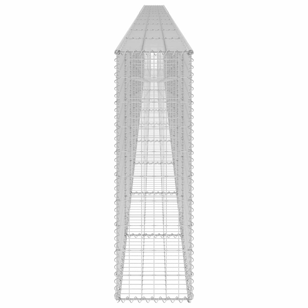 Gabion-Kivikori Kansilla Galvanoitu Teräs 900X30X100 Cm