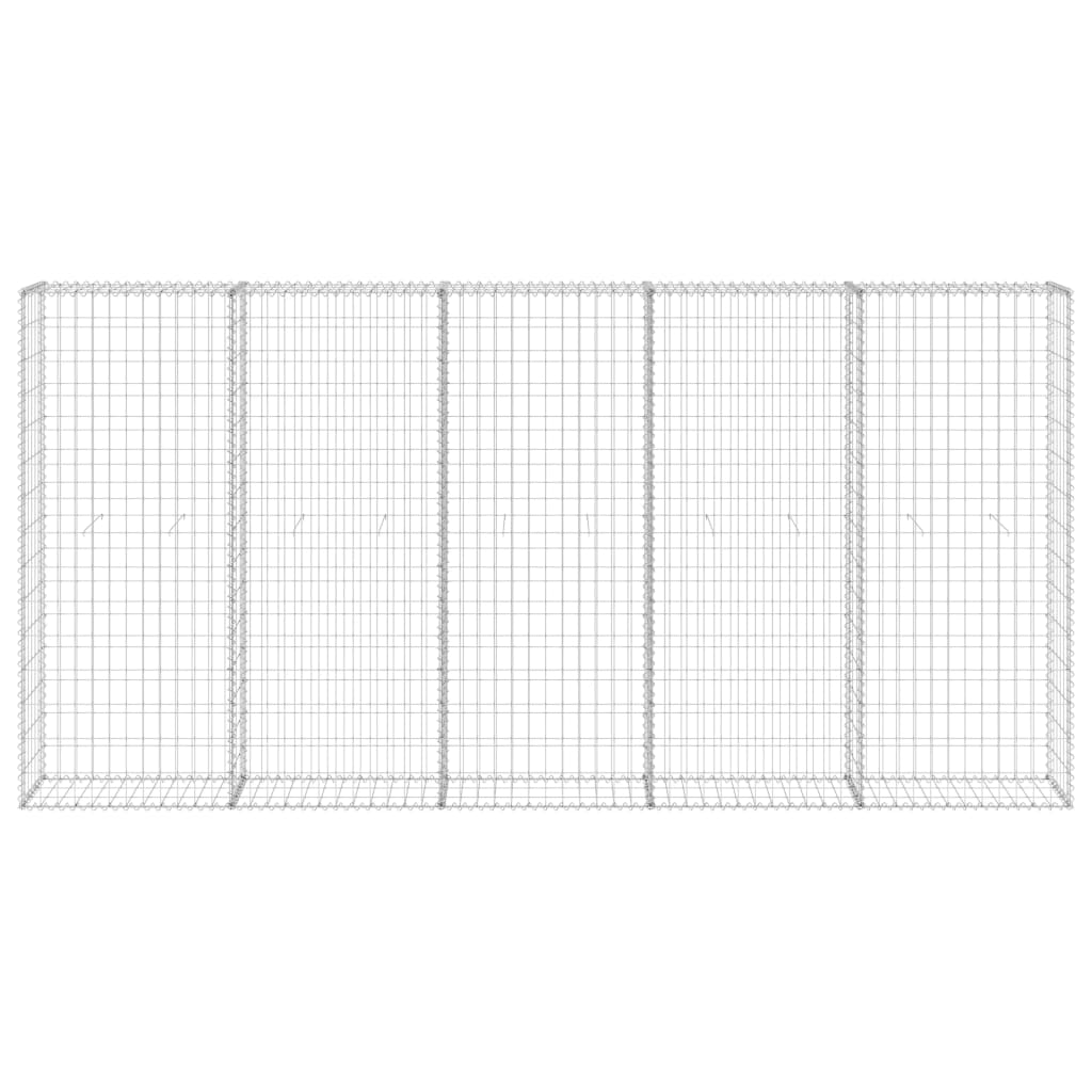 Gabion-Kivikori Kansilla Galvanoitu Teräs 300X30X150 Cm