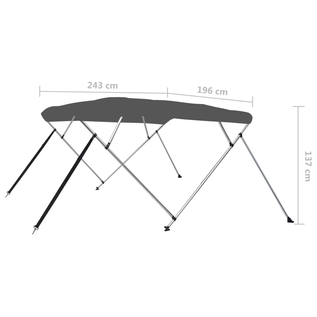 4-Kaarinen Bimini-Kate Antrasiitti 243X196X137 Cm