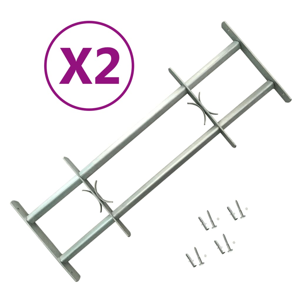 Säädettävä Ikkunan Turvaristikko 2 Kpl 700 - 1050 Mm