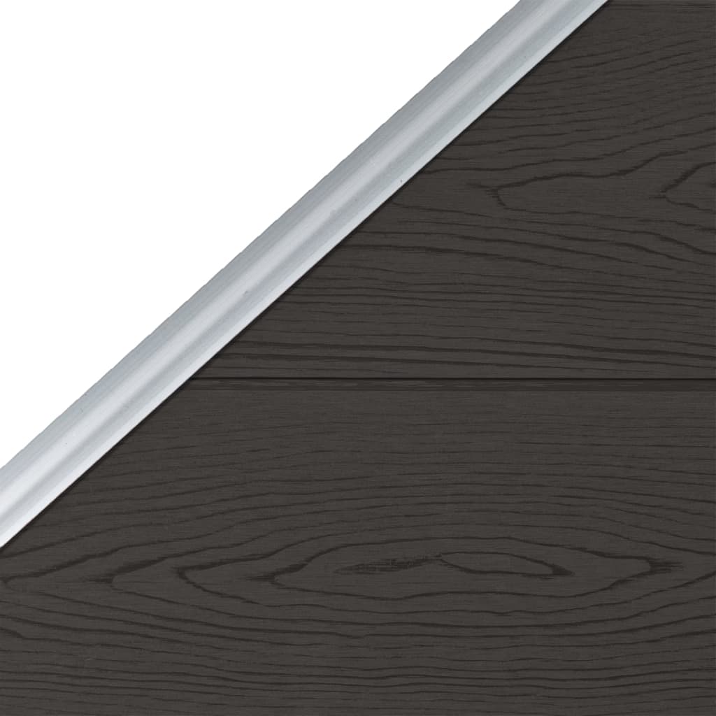 Aitapaneeli Wpc 95X(105-180) Cm Musta