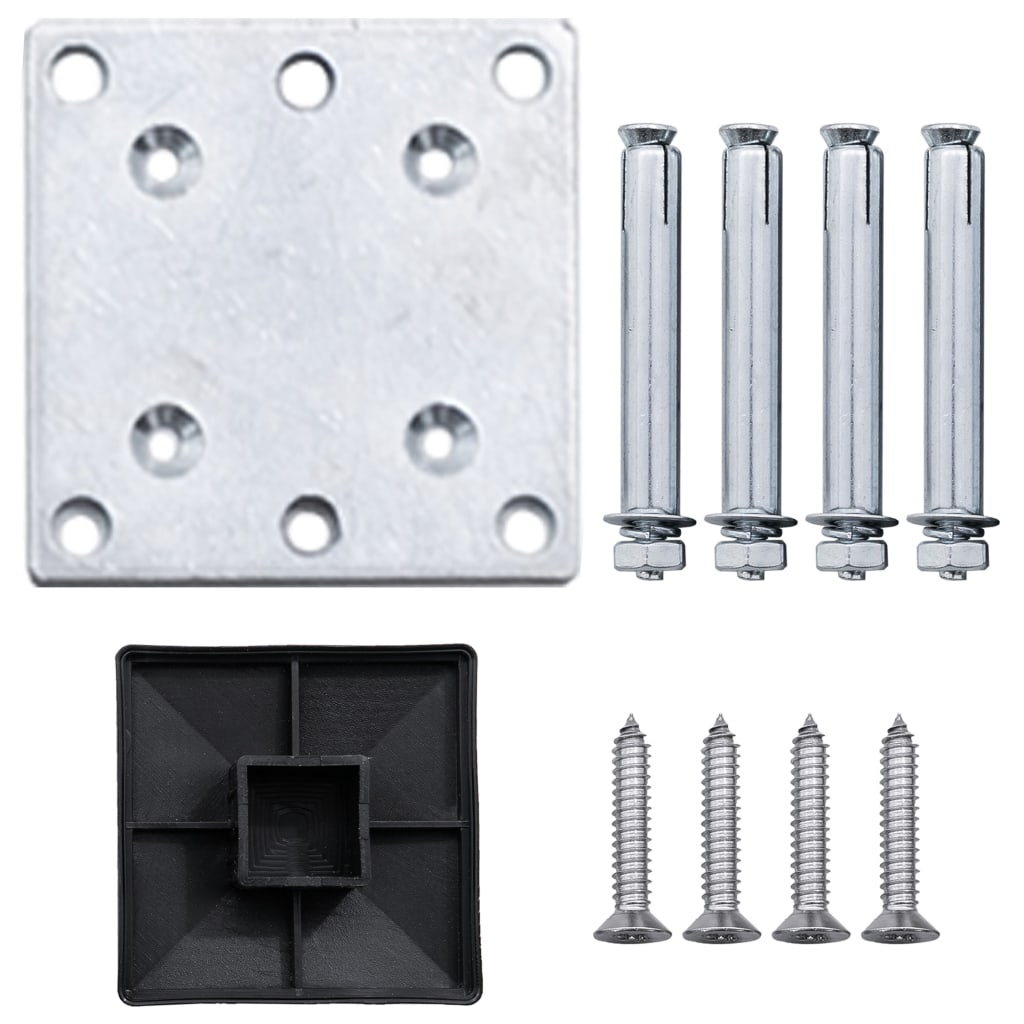 Aitapaneeli Wpc 95X(105-180) Cm Musta