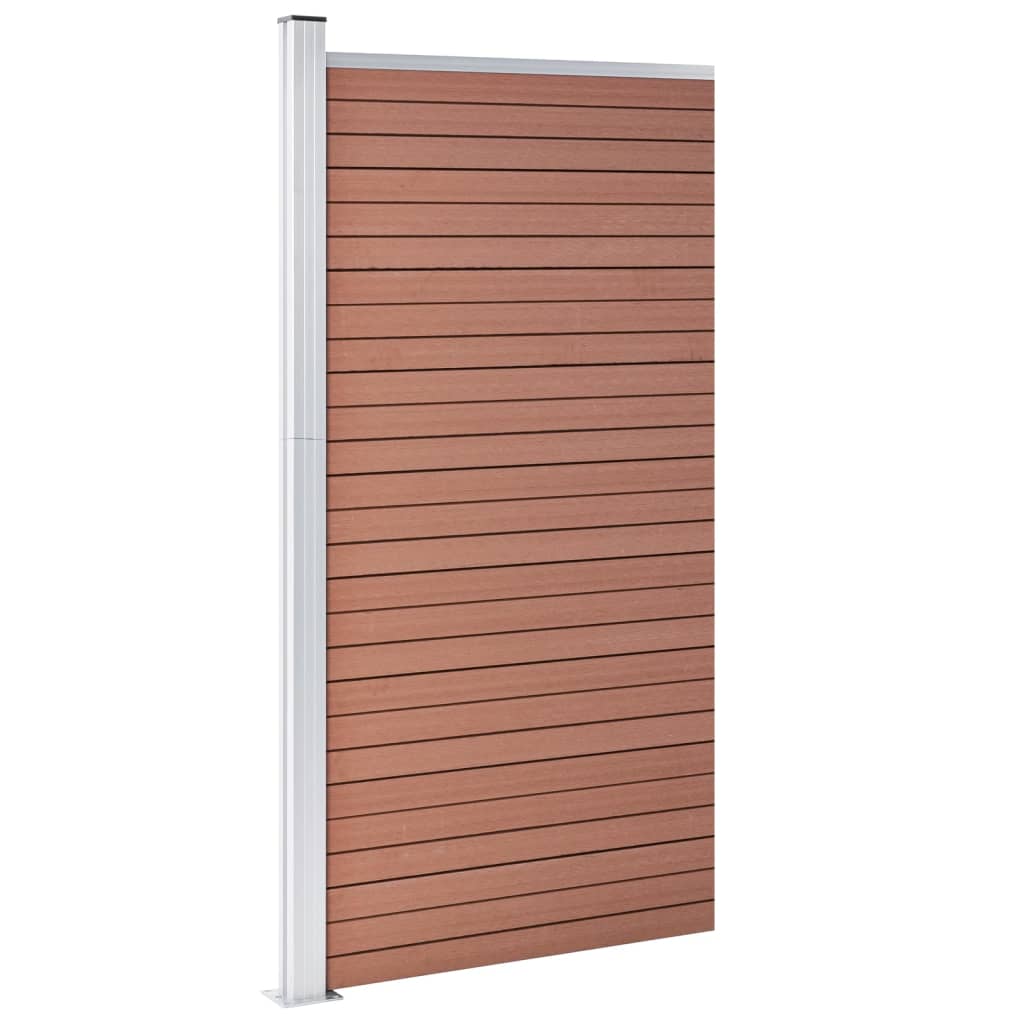 Aitapaneeli Wpc 95X186 Cm Ruskea
