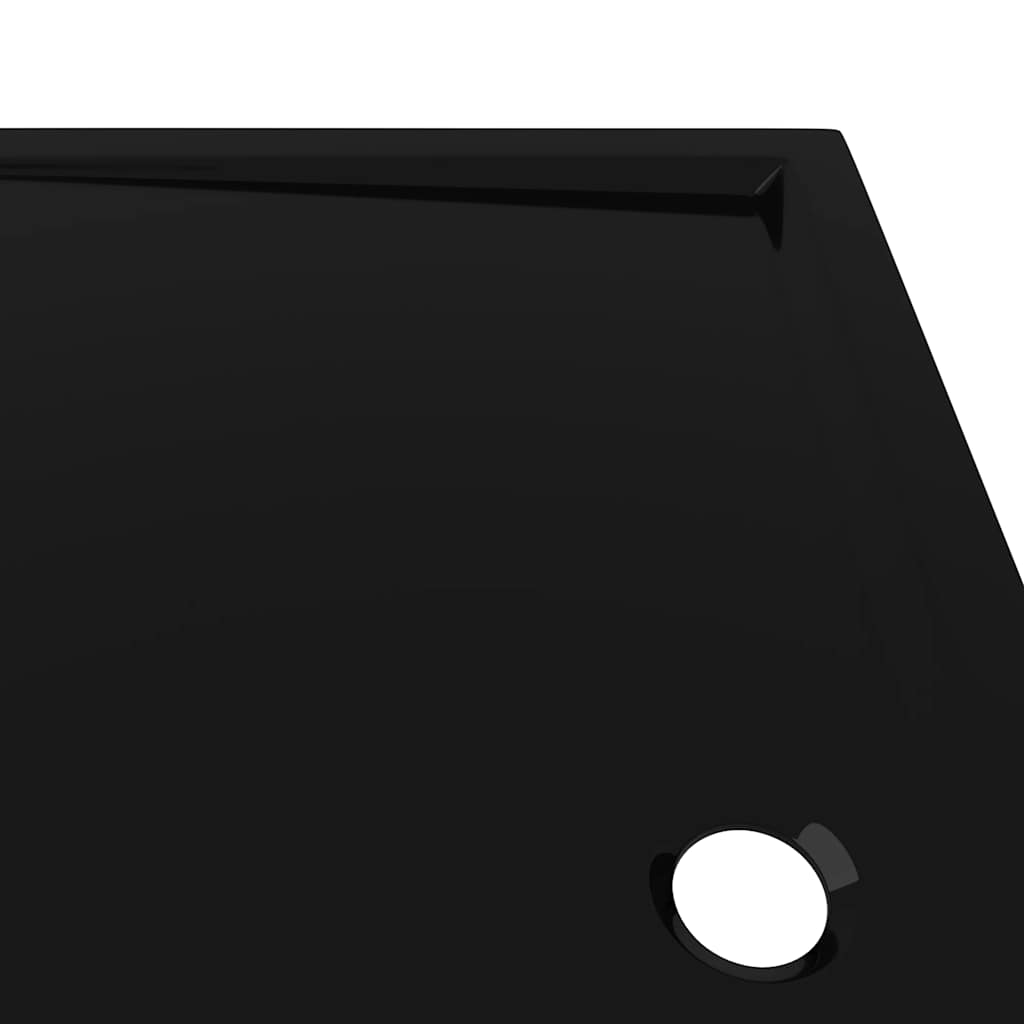 Suihkualusta Suorakaide Abs Musta 70X120 Cm