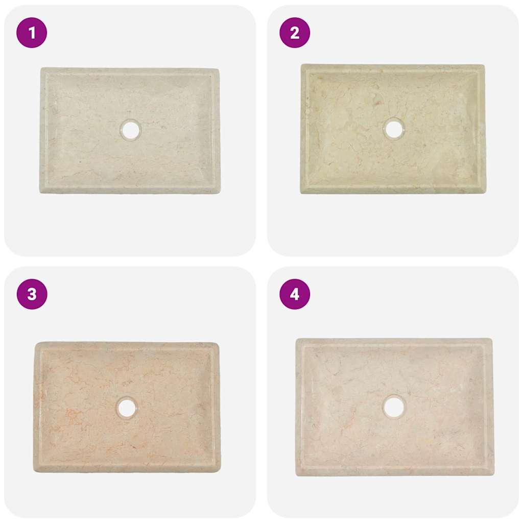 Pesuallas Kerma 50X35X10 Cm Marmori