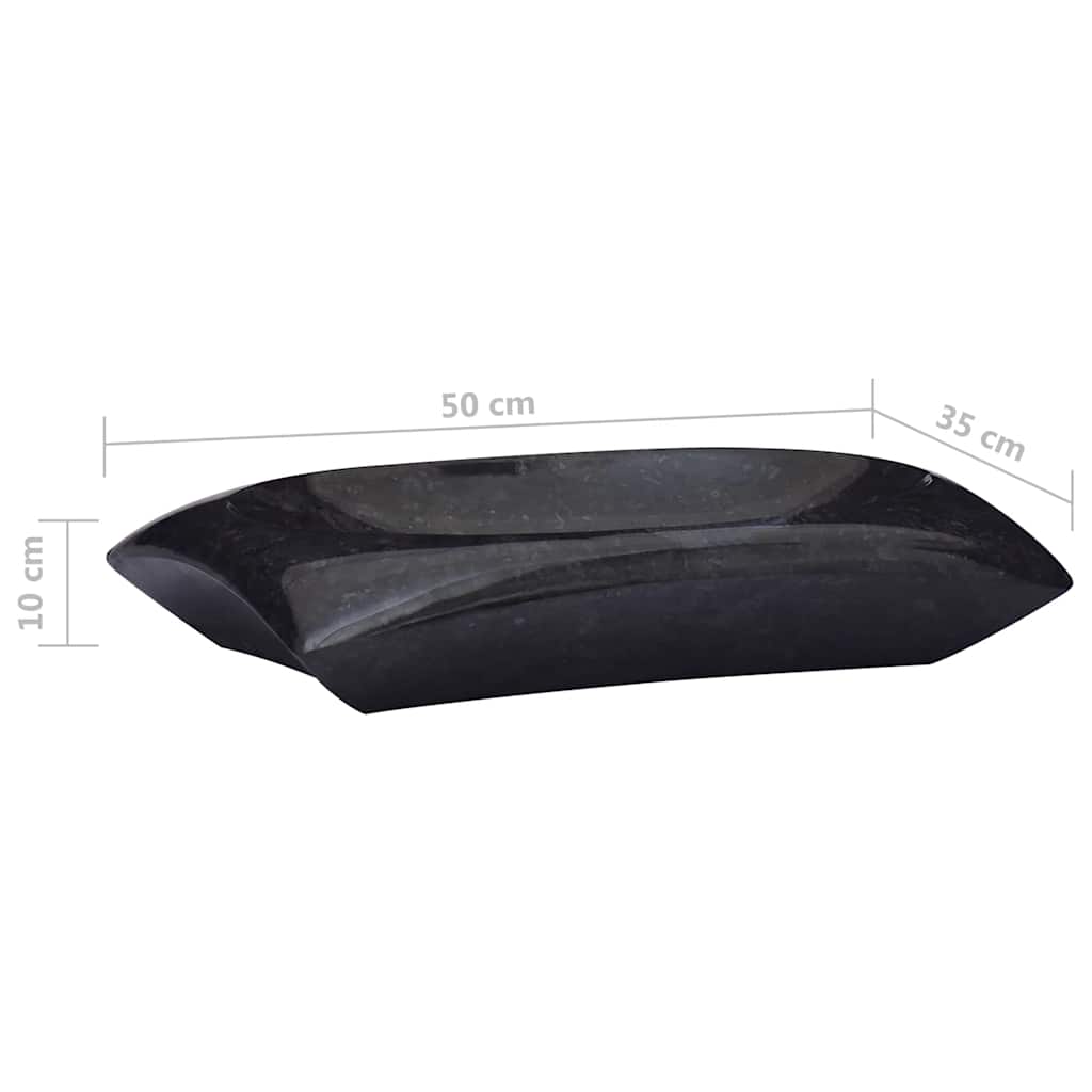 Pesuallas Musta 50X35X10 Cm Marmori
