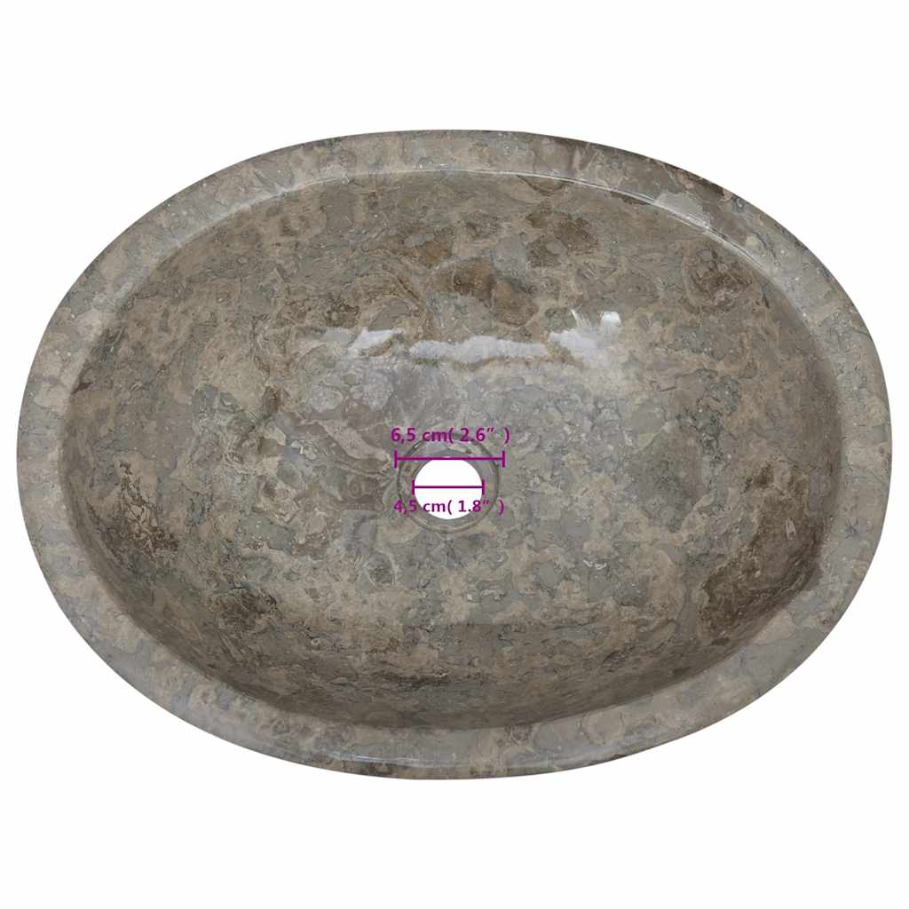 Pesuallas Harmaa 53X40X15 Cm Marmori