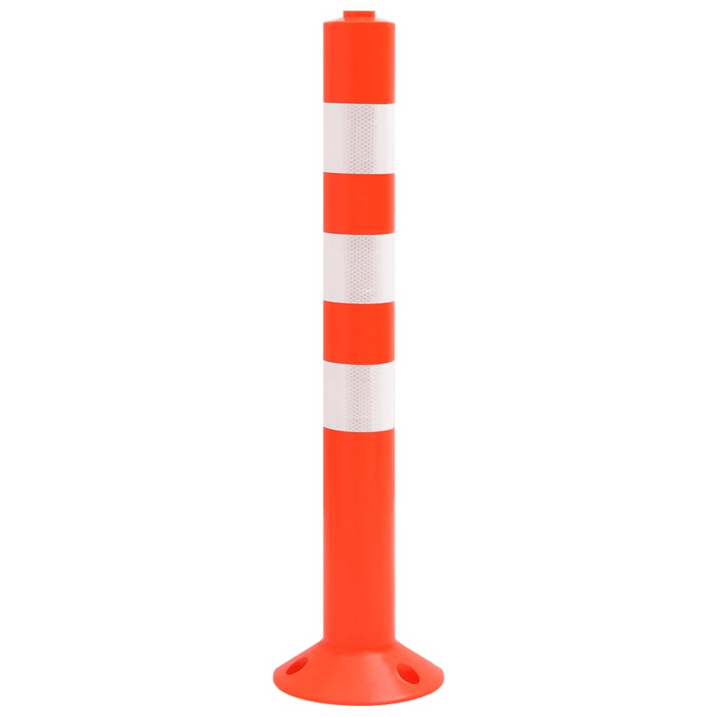 Liikenteenohjaustolpat 10 Kpl Ketjulla 75 Cm Pe