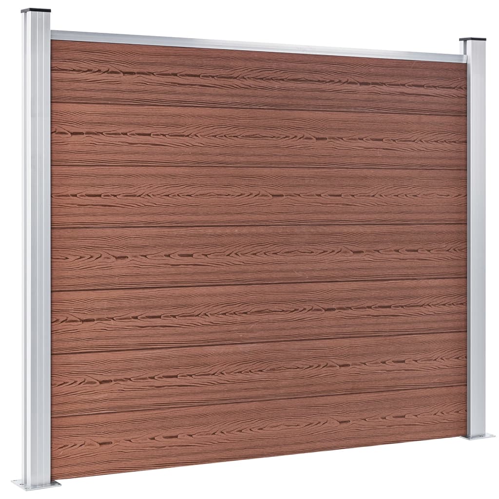Aitapaneelisarja Wpc 526X146 Cm Ruskea