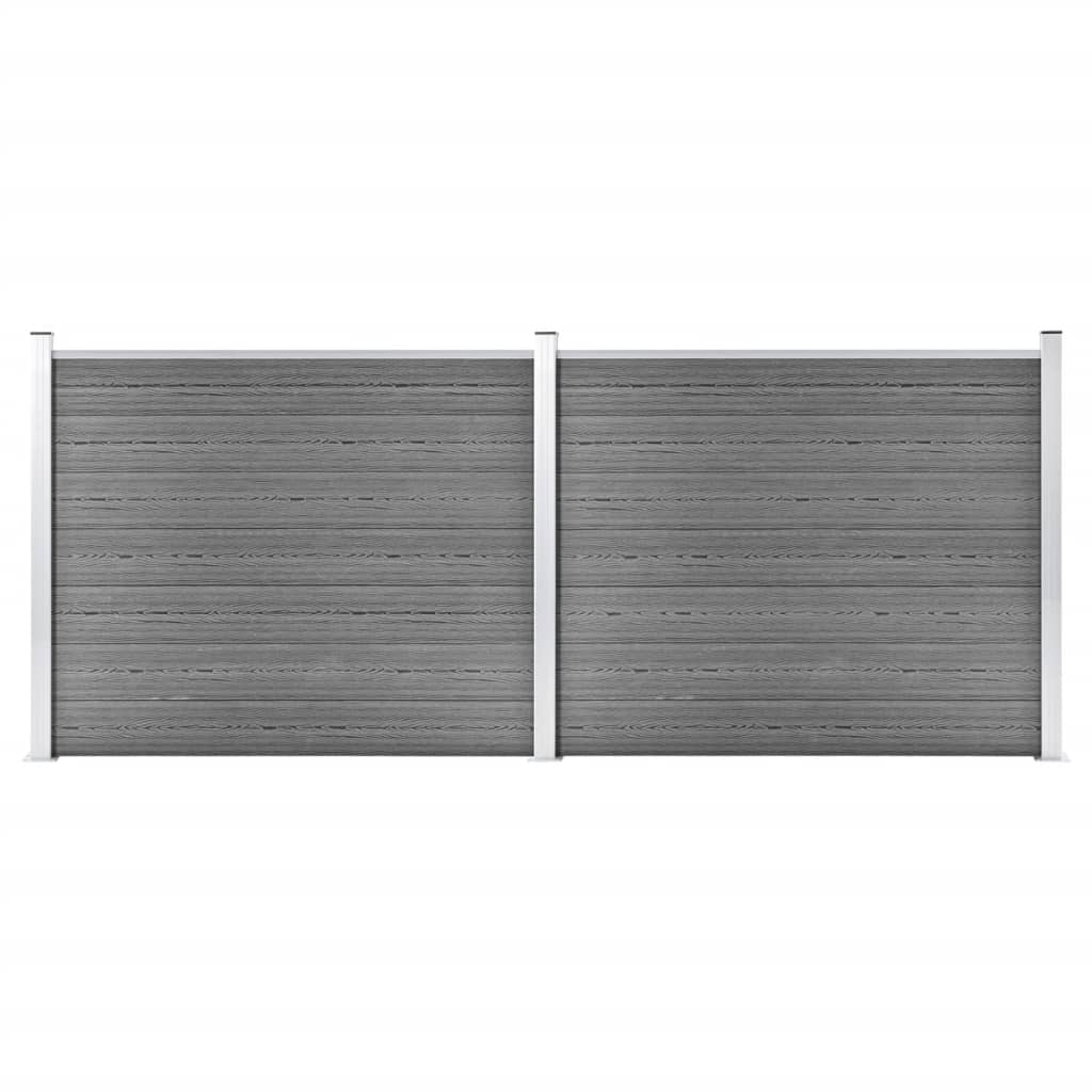 Aitapaneelisarja Wpc 353X146 Cm Harmaa