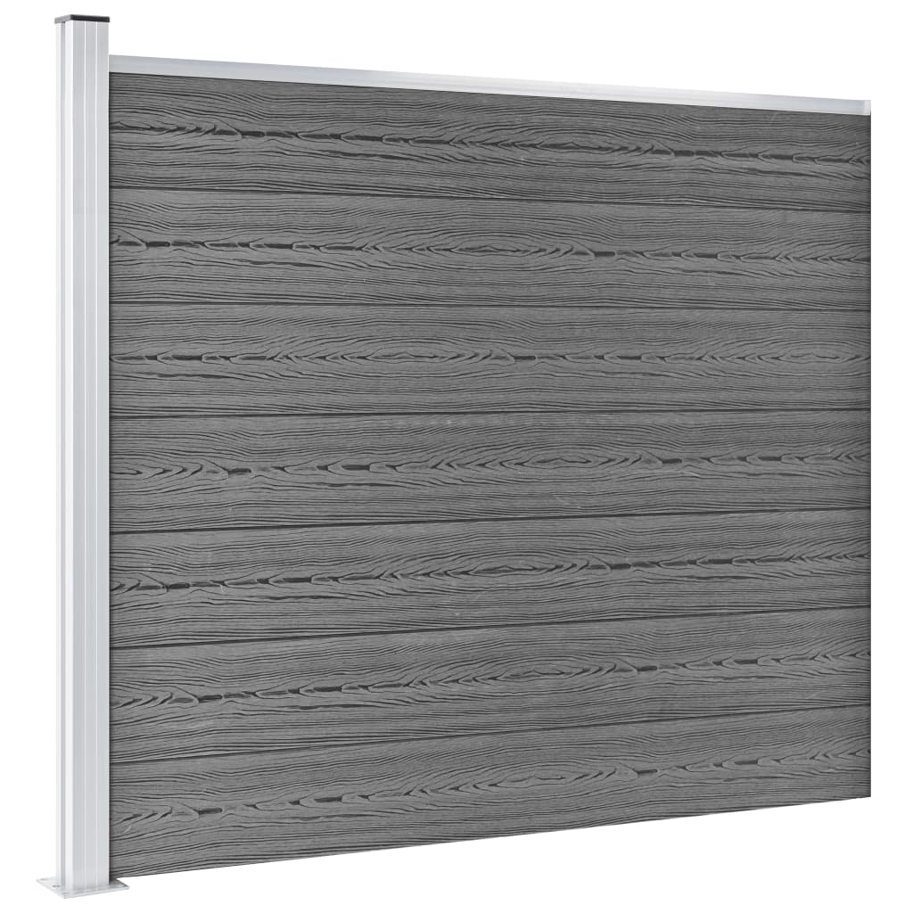 Aitapaneelisarja Wpc 353X146 Cm Harmaa