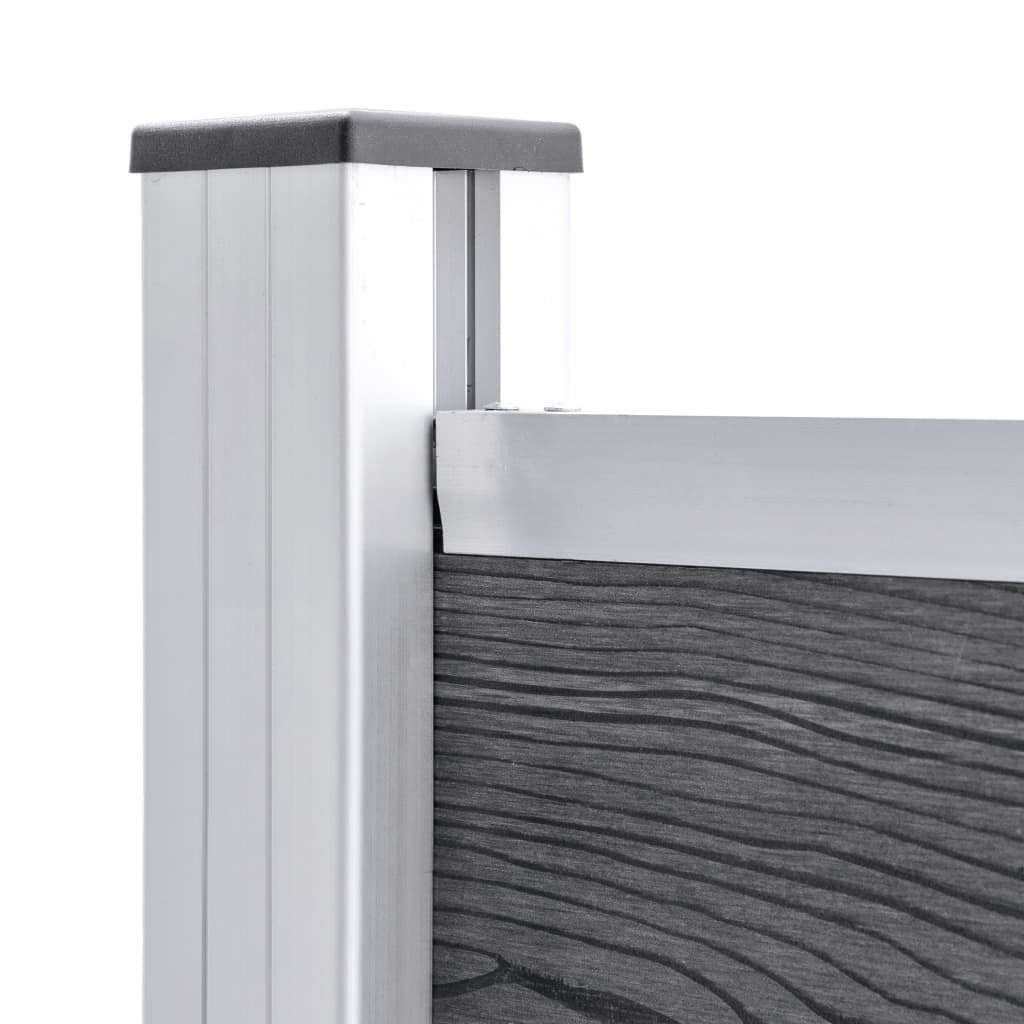 Aitapaneelisarja Wpc 526X146 Cm Harmaa