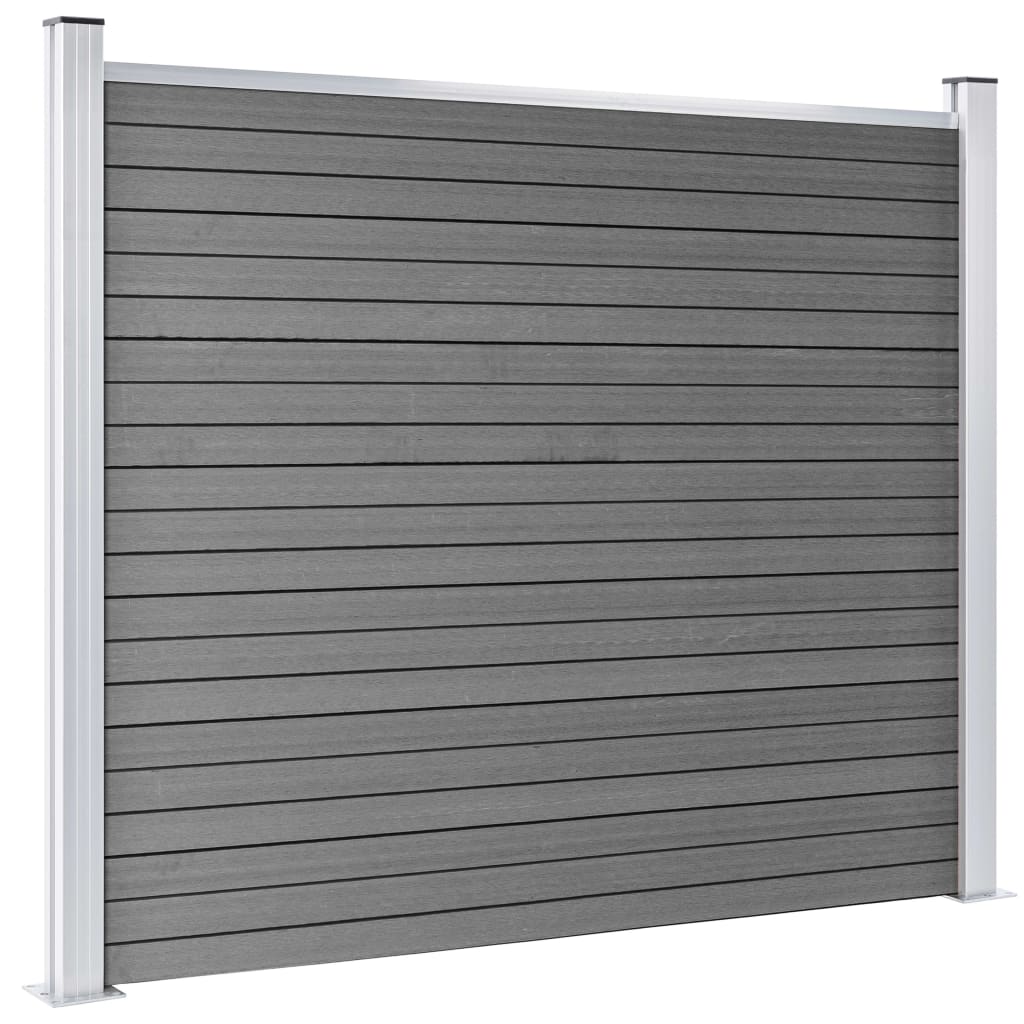 Aitapaneelisarja Wpc 872X146 Cm Harmaa