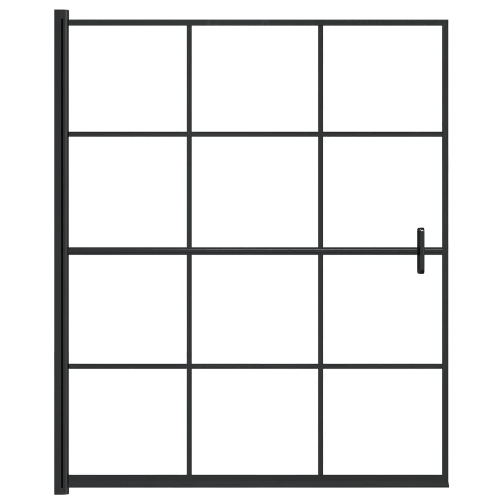 Suihkuseinä Esg 116X140 Cm Musta