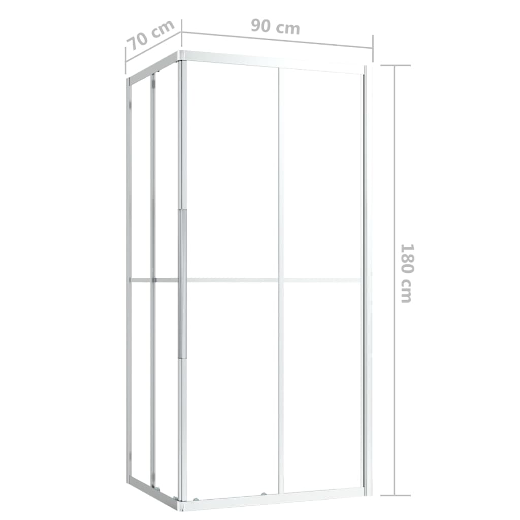 Suihkukaappi Esg 90X70X180 Cm
