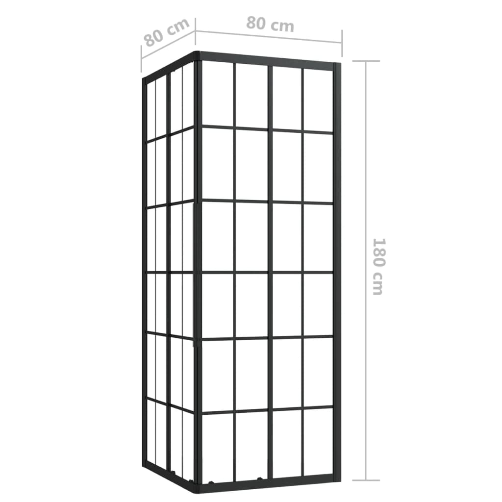 Suihkukaappi Esg 80X80X180 Cm