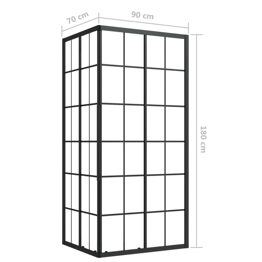 Suihkukaappi Esg 90X70X180 Cm