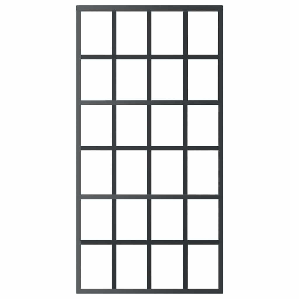 Liukuovi Esg-Lasi Ja Alumiini 102X205 Cm Musta