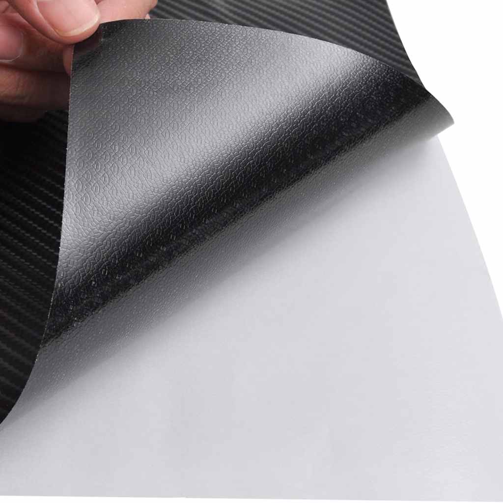 Auton Päällystekalvot 2 Kpl 4D Musta 100X150 Cm + 50X150 Cm