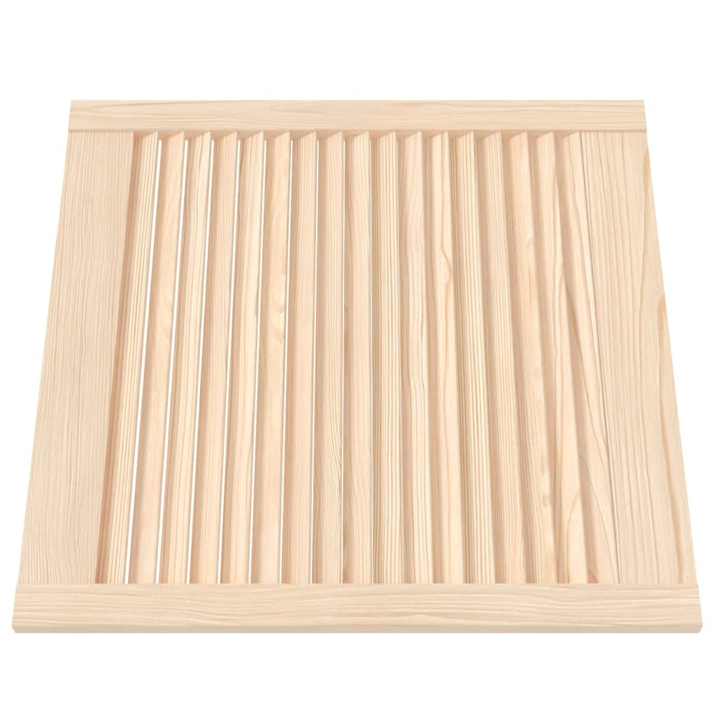 Kaapin Ovet Säleikkömuotoilu 2 Kpl 61,5X59,4 Cm Täysi Mänty