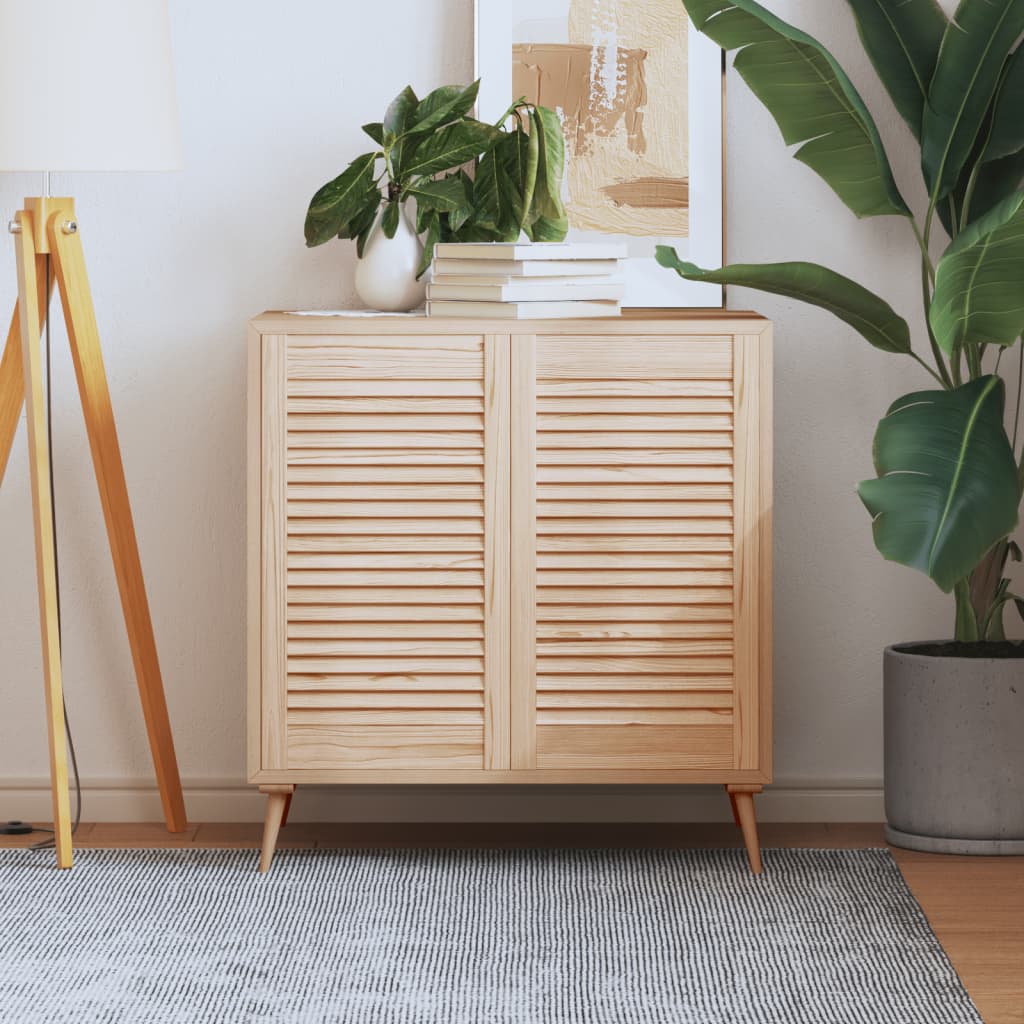 Kaapin Ovet Säleikkömuotoilu 2 Kpl 69X39,4 Cm Täysi Mänty