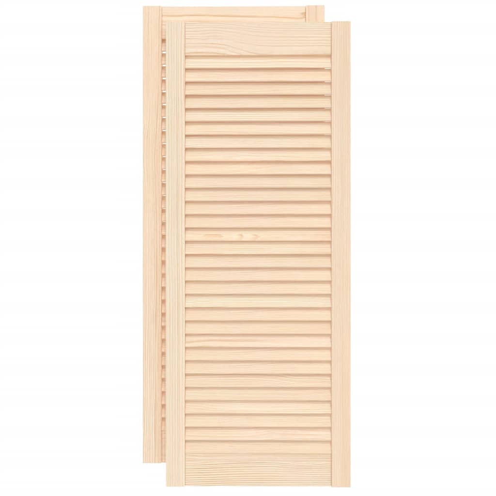 Kaapin Ovet Säleikkömuotoilu 2 Kpl 99,3X39,4 Cm Täysi Mänty