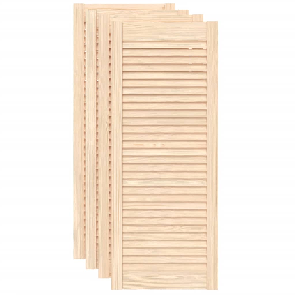 Kaapin Ovet Säleikkömuotoilu 4 Kpl 99,3X39,4 Cm Täysi Mänty
