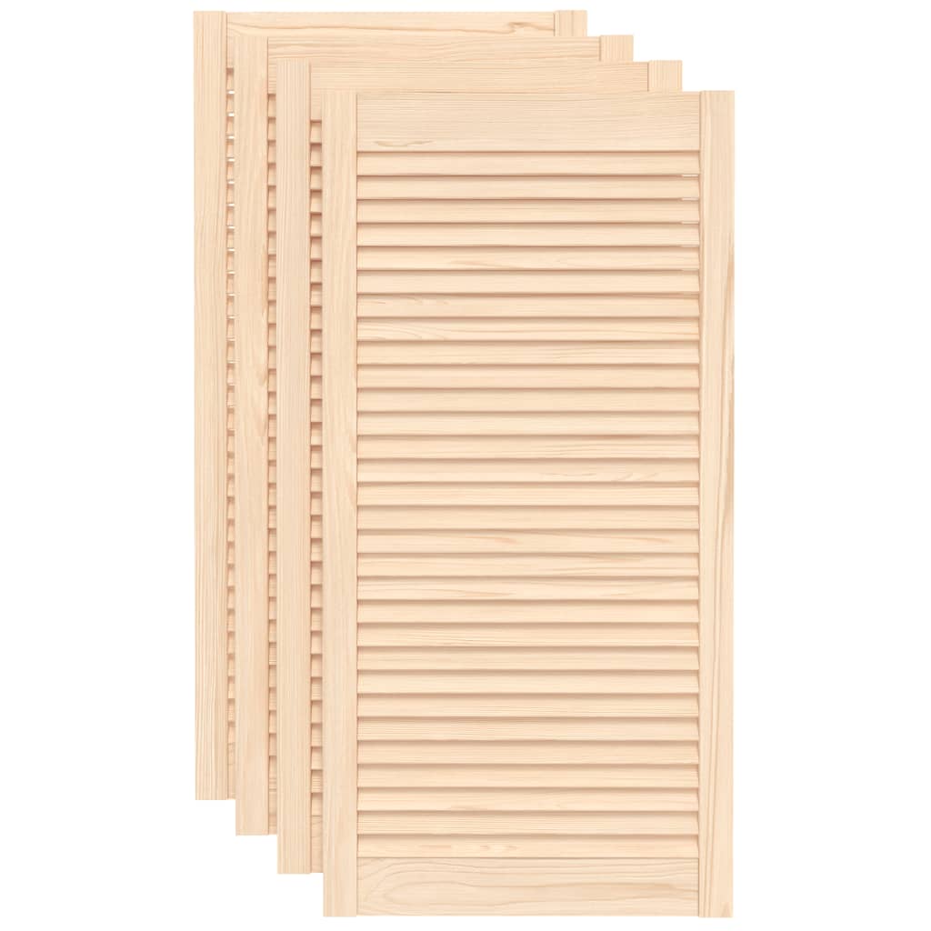 Kaapin Ovet Säleikkömuotoilu 4 Kpl 99,3X49,4 Cm Täysi Mänty