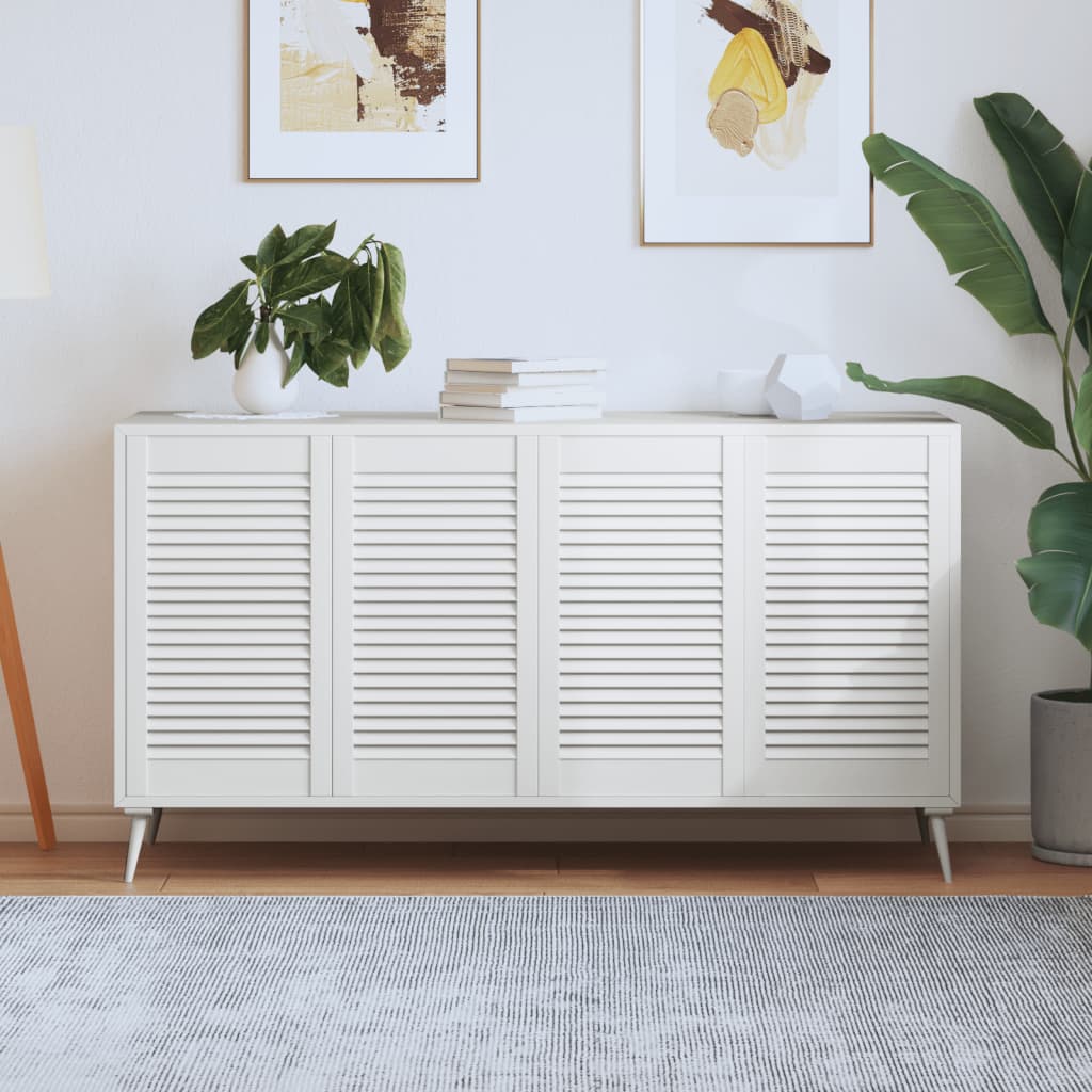 Kaapin Ovet Sälemuotoilu 4 Kpl Valk. 69X39,4 Cm Täysi Mänty