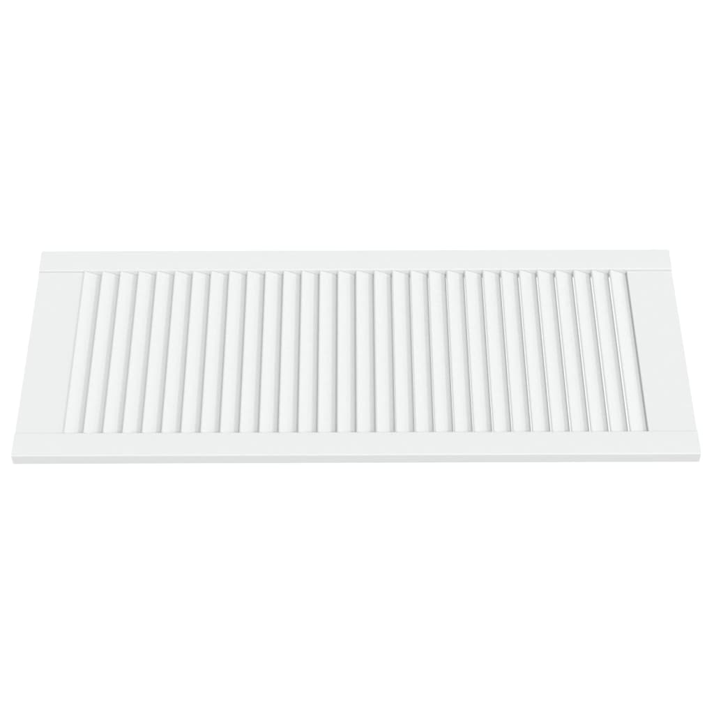 Kaapin Ovi Säleikkömuotoilu Valkoinen 99,3X39,4 Cm Täysi Mänty