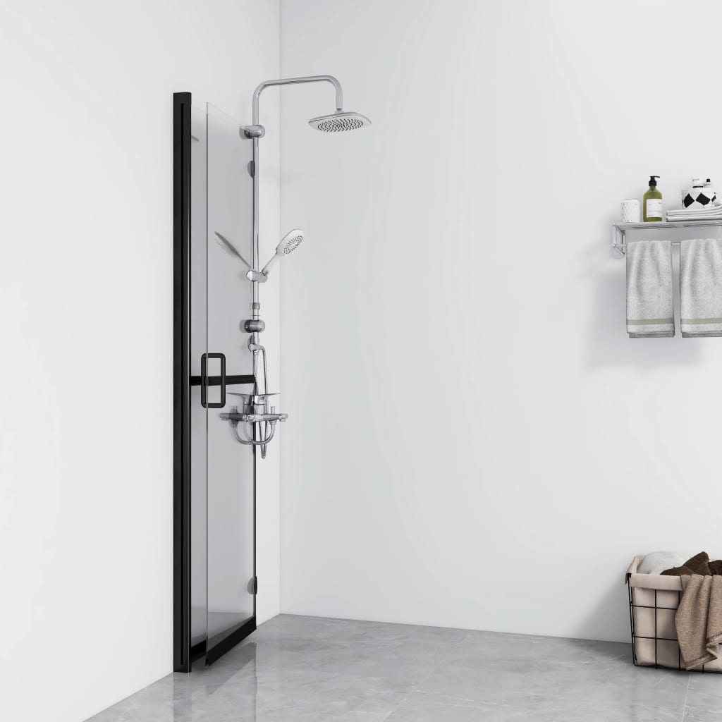 Walk-In Suihkuseinä Kokoontaittuva Kirkas Esg-Lasi 100X190 Cm
