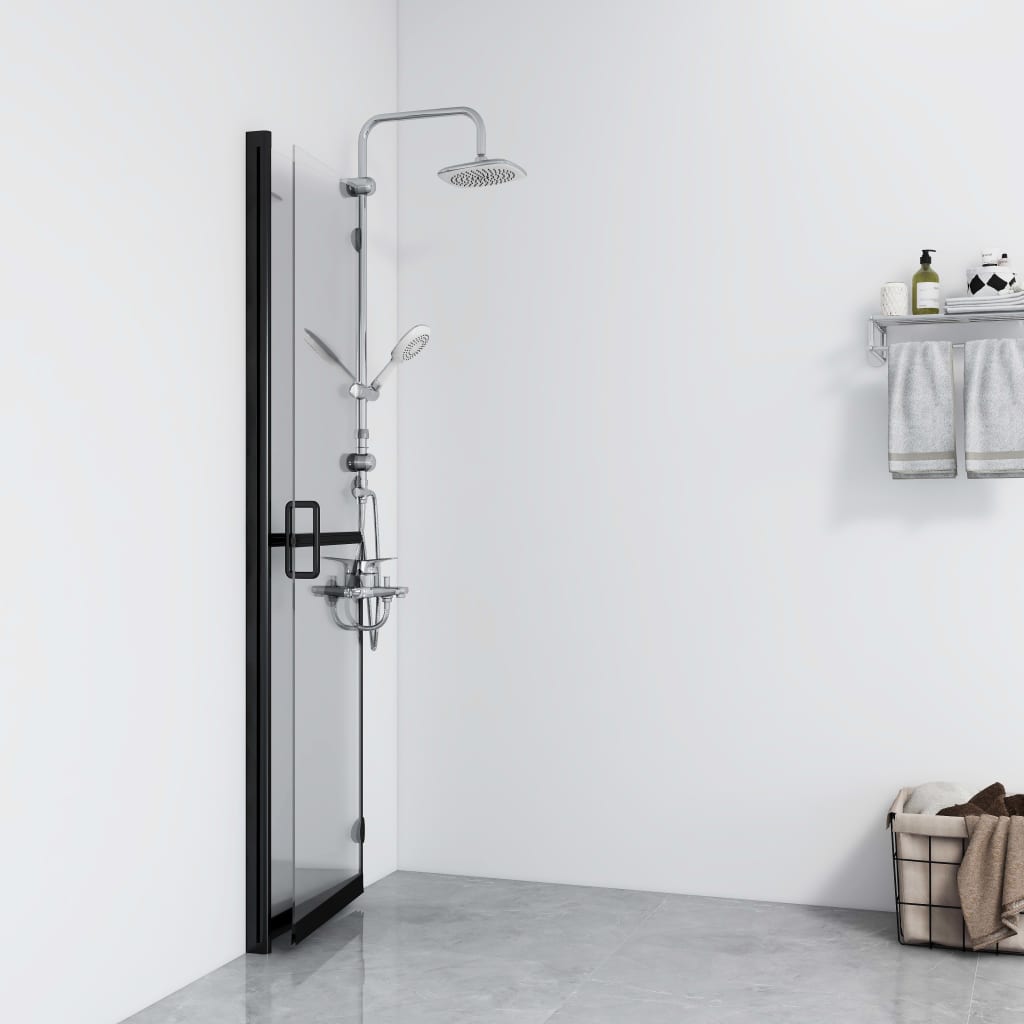 Walk-In Suihkuseinä Kokoontaittuva Kirkas Esg-Lasi 110X190 Cm