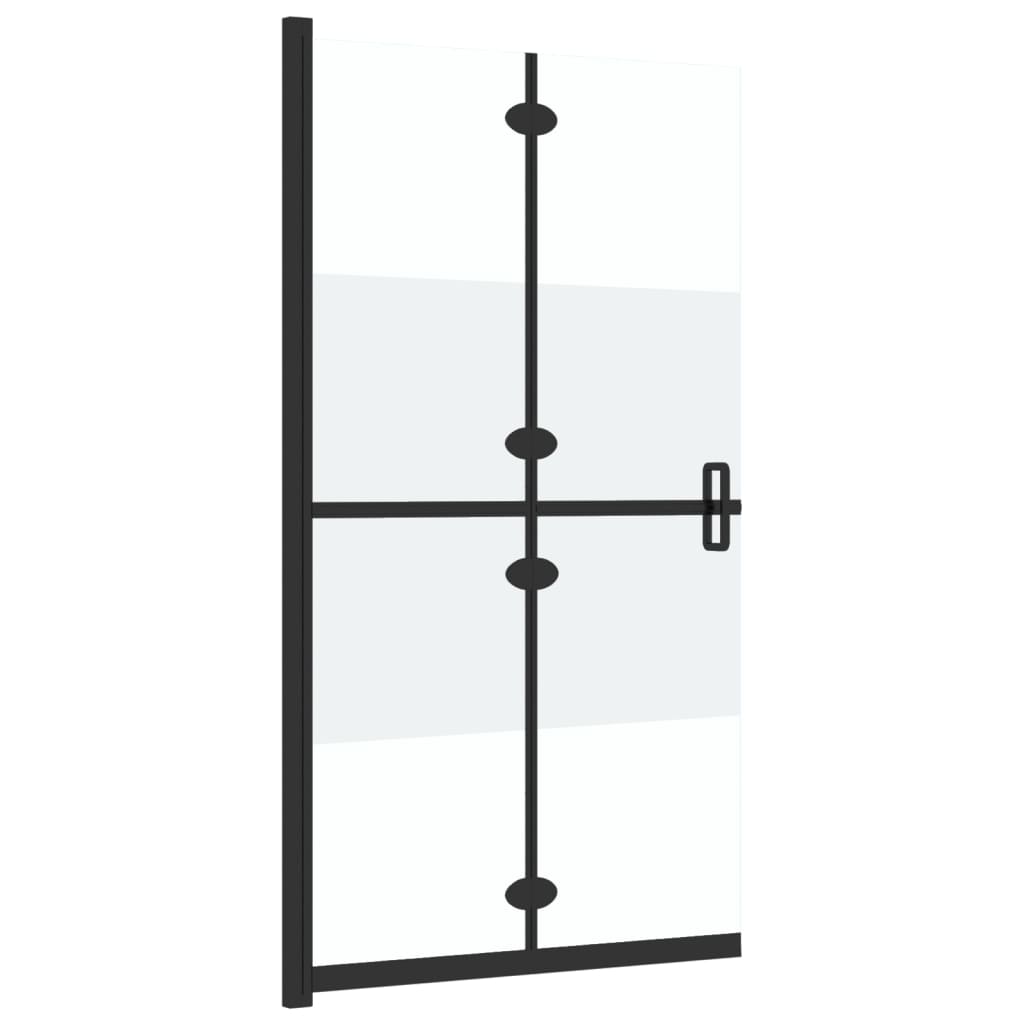 Walk-In Suihkuseinä Kokoontaittuva Esg 1/2 Huurrelasi 110X190Cm