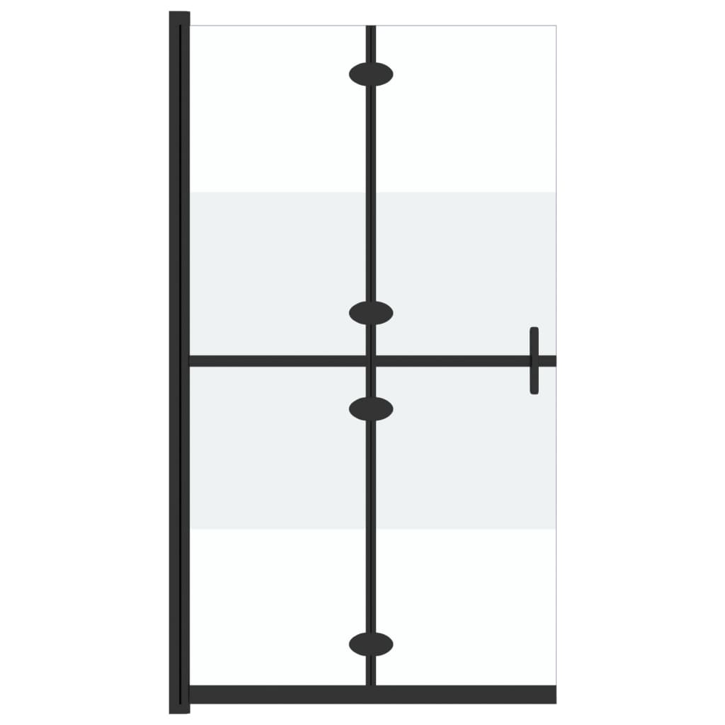 Walk-In Suihkuseinä Kokoontaittuva Esg 1/2 Huurrelasi 120X190Cm