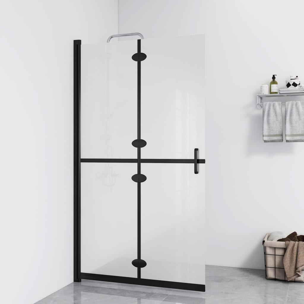 Walk-In Suihkuseinä Kokoontaittuva Esg-Huurrelasi 90X190 Cm