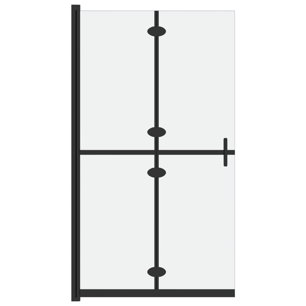 Walk-In Suihkuseinä Kokoontaittuva Esg-Huurrelasi 100X190 Cm
